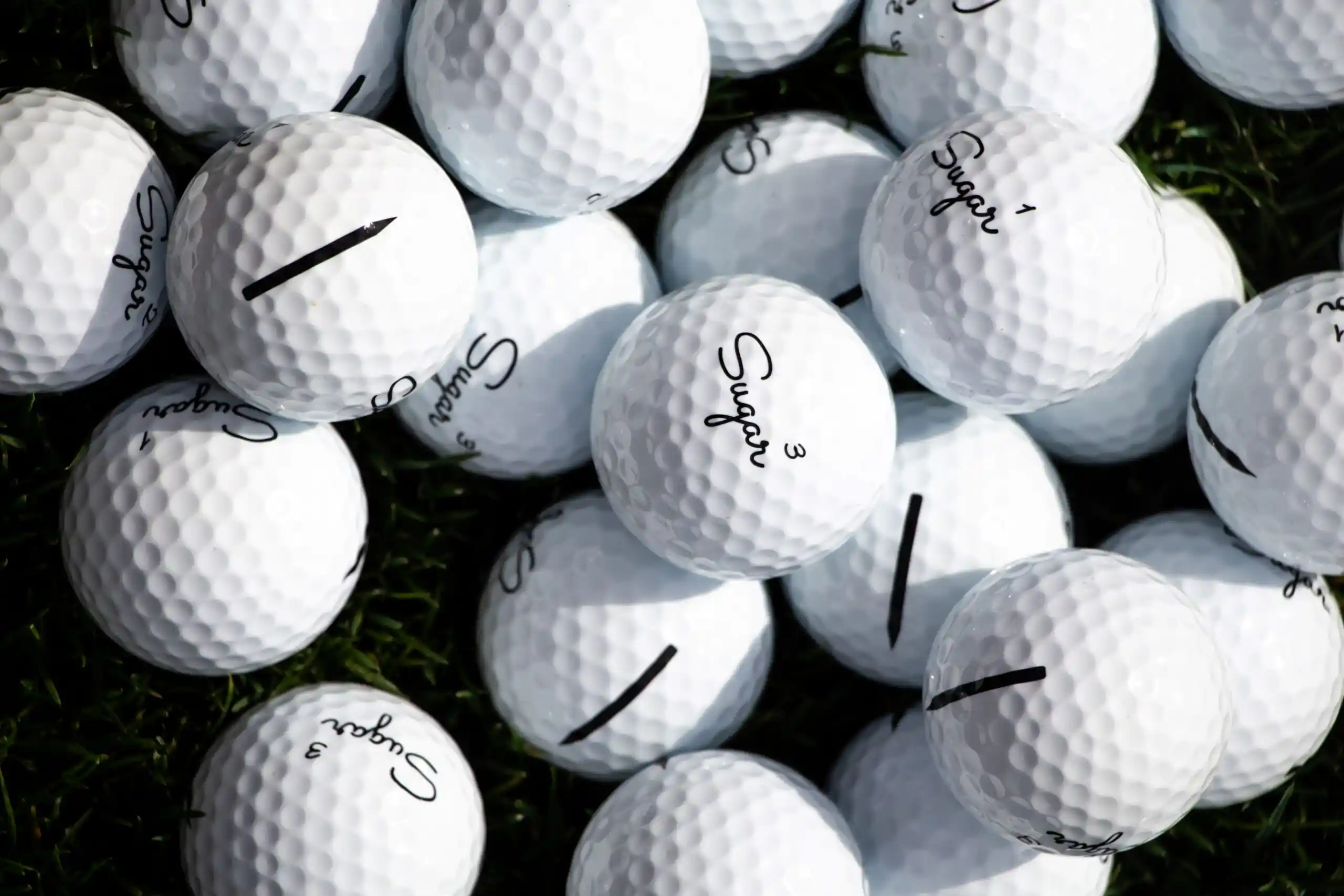 Sugar Golf Balls with Line